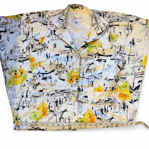 Vintage sleeveless collared button up maxi dress Coldwater Creek womens size 12 - Picture 5 of 6